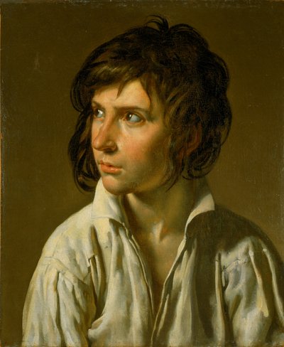 Portret van een jeugd door Anne Louis Girodet de Roussy Trioson